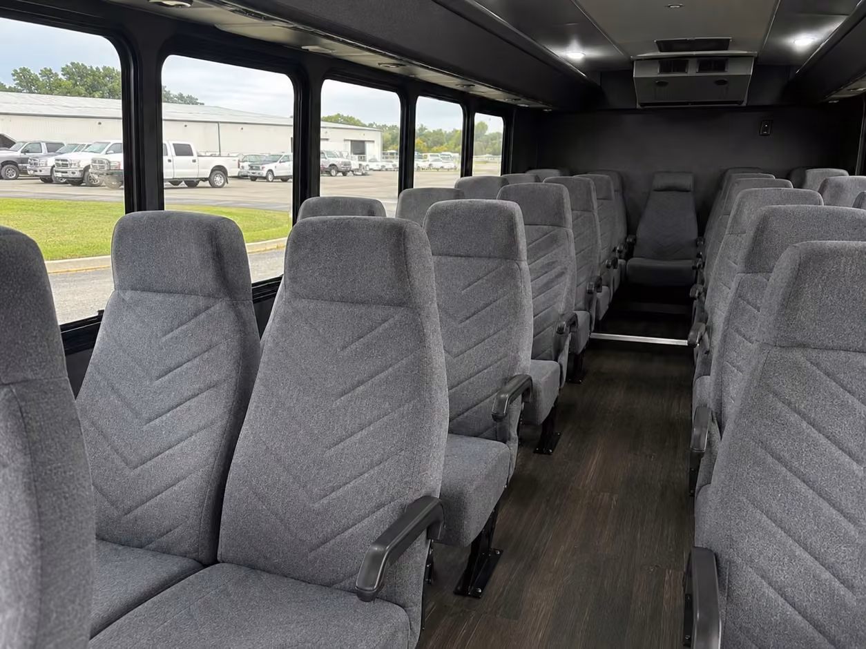 15 35 passenger minibus inside