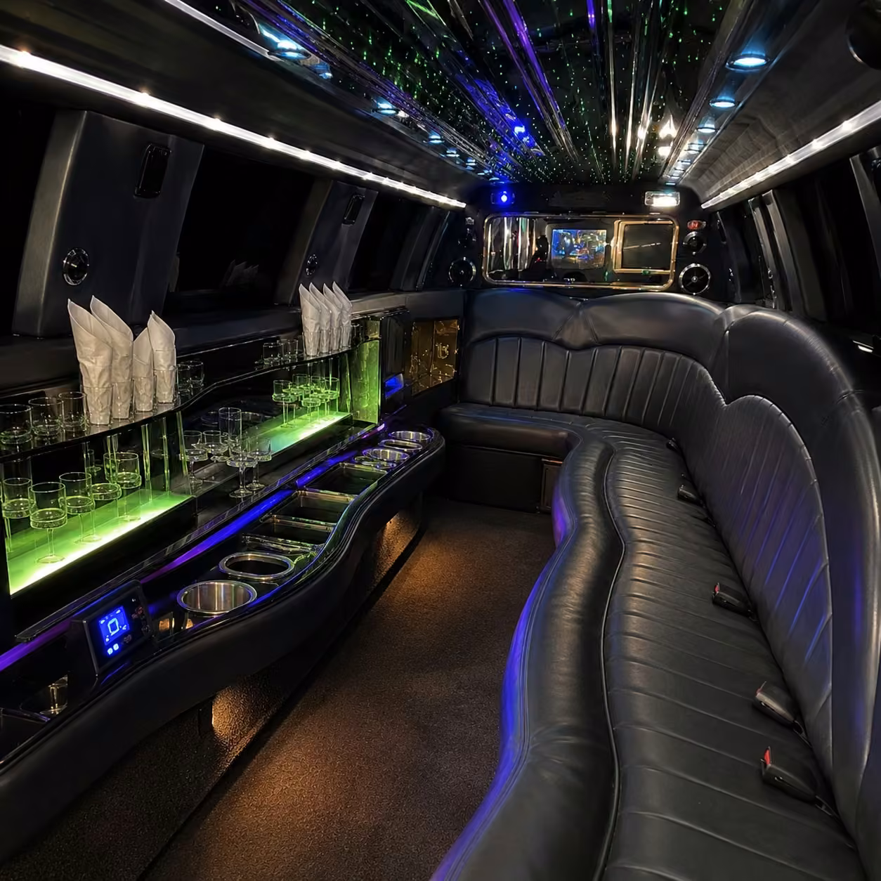 lincoln mkt limo inside